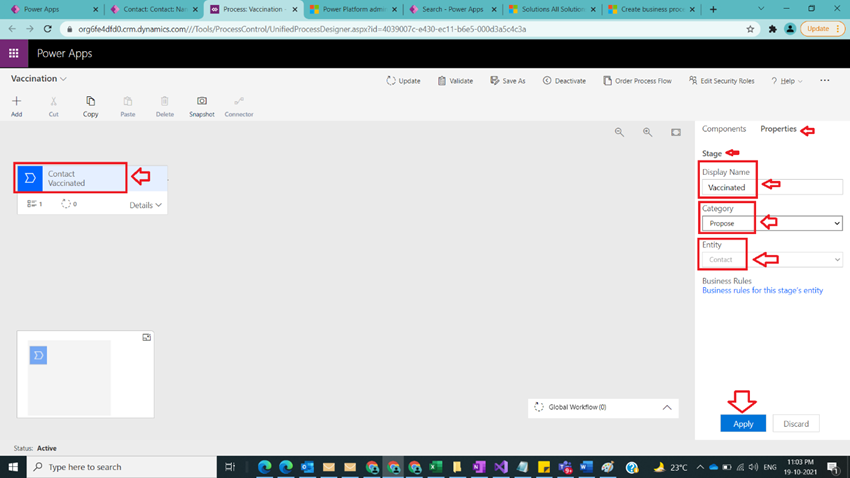 Understand BPF Stages and Data Steps in Dynamics CRM
